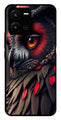 Owl Design Metal Mobile Case for Vivo Y35   (Design No -26)