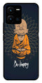 Be Happy Metal Mobile Case for Vivo Y35   (Design No -27)