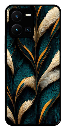 Feathers Metal Mobile Case for Vivo Y35