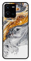 Marble Pattern Metal Mobile Case for Vivo Y35   (Design No -36)