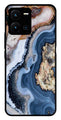 Marble Design Metal Mobile Case for Vivo Y35   (Design No -53)