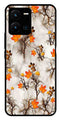 Autumn leaves Metal Mobile Case for Vivo Y35   (Design No -55)