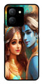 Lord Radha Krishna Metal Mobile Case for Vivo Y36   (Design No -01)