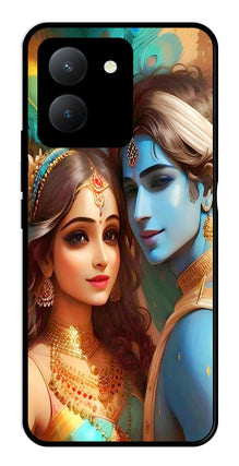 Lord Radha Krishna Metal Mobile Case for Vivo Y36