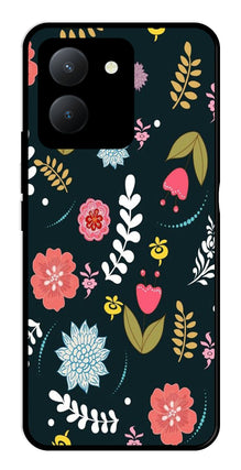 Floral Pattern2 Metal Mobile Case for Vivo Y36