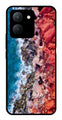 Sea Shore Metal Mobile Case for Vivo Y36   (Design No -18)