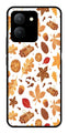 Autumn Leaf Metal Mobile Case for Vivo Y36   (Design No -19)