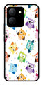 Owls Pattern Metal Mobile Case for Vivo Y36   (Design No -20)