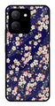 Flower Design Metal Mobile Case for Vivo Y36   (Design No -25)