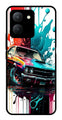 Vintage Car Metal Mobile Case for Vivo Y36   (Design No -29)