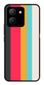Muted Rainbow Metal Mobile Case for Vivo Y36   (Design No -31)