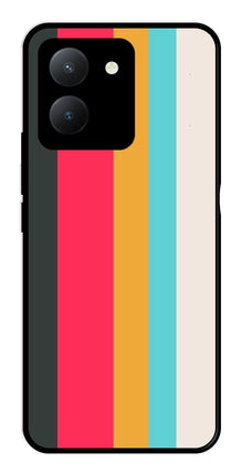 Muted Rainbow Metal Mobile Case for Vivo Y36
