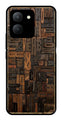 Alphabets Metal Mobile Case for Vivo Y36   (Design No -32)
