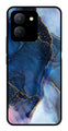 Blue Marble Metal Mobile Case for Vivo Y36   (Design No -34)