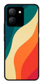 Muted Rainbow Metal Mobile Case for Vivo Y36   (Design No -39)