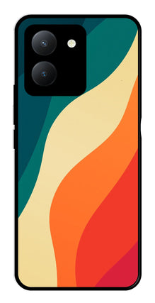 Muted Rainbow Metal Mobile Case for Vivo Y36