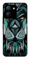 Lion Pattern Metal Mobile Case for Vivo Y36   (Design No -40)