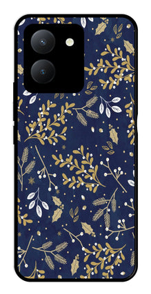 Floral Pattern  Metal Mobile Case for Vivo Y36
