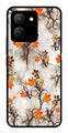 Autumn leaves Metal Mobile Case for Vivo Y36   (Design No -55)