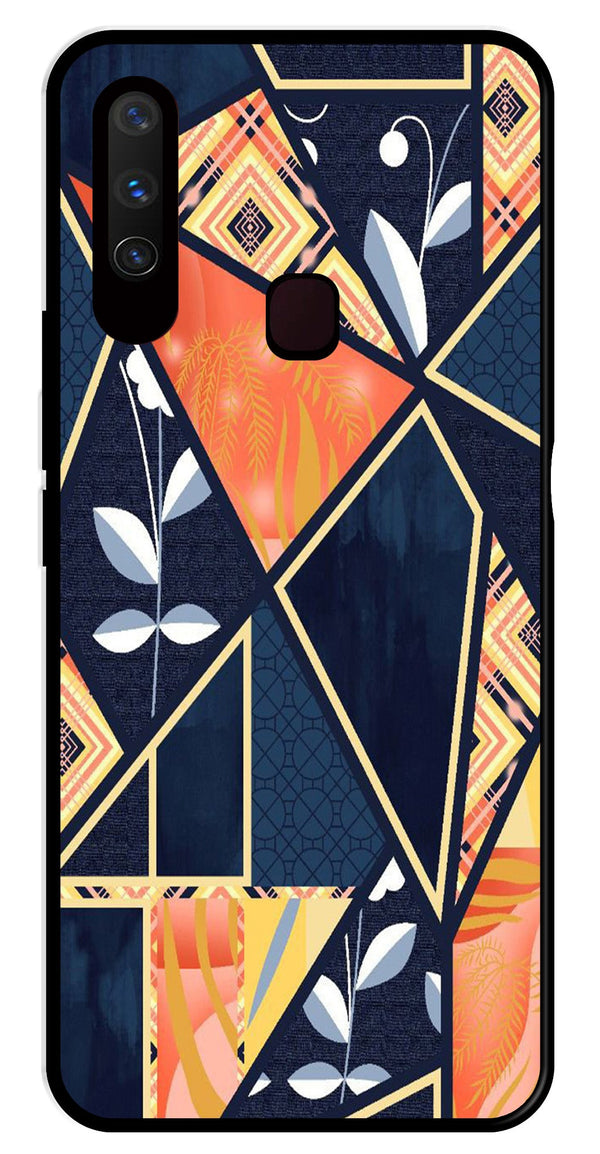 Marble Design Metal Mobile Case for Vivo Y3   (Design No -07)