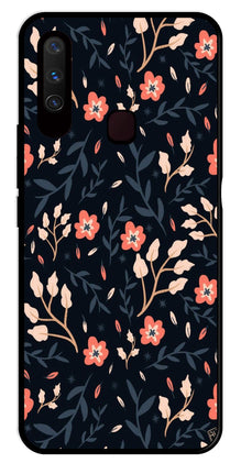 Floral Pattern Metal Mobile Case for Vivo Y15