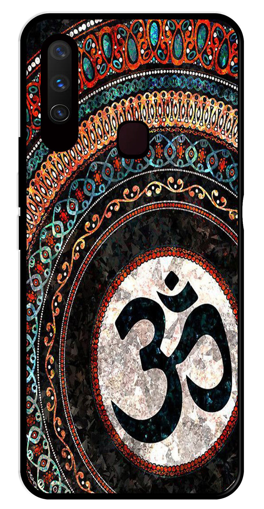 Oum Design Metal Mobile Case for Vivo Y17   (Design No -15)