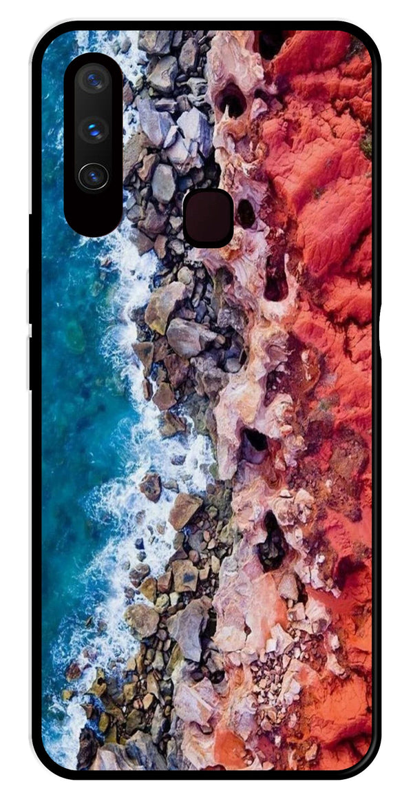 Sea Shore Metal Mobile Case for Vivo Y3   (Design No -18)