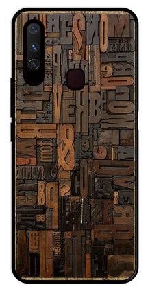 Alphabets Metal Mobile Case for Vivo Y3