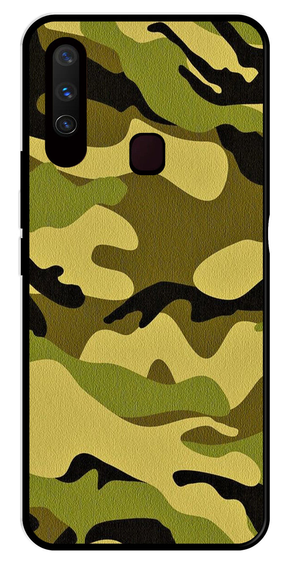 Army Pattern Metal Mobile Case for Vivo Y3   (Design No -35)
