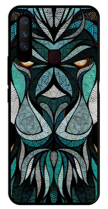 Lion Pattern Metal Mobile Case for Vivo Y17