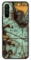 Map Design Metal Mobile Case for Vivo Y3   (Design No -54)