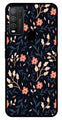 Floral Pattern Metal Mobile Case for Vivo Y50   (Design No -10)
