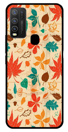 Leafs Design Metal Mobile Case for Vivo Y30