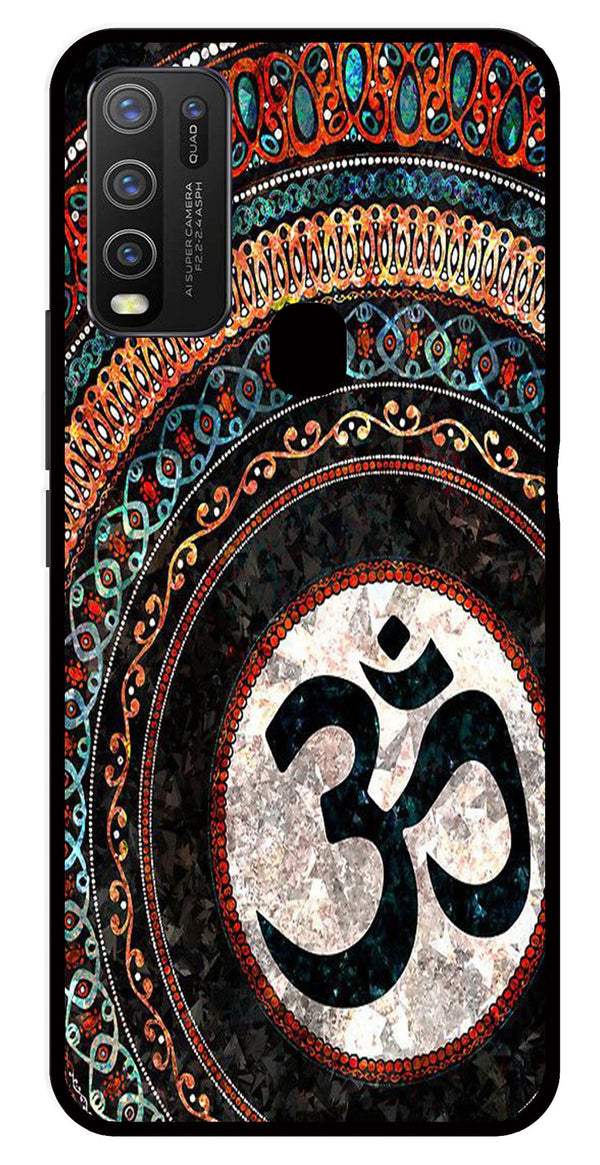 Oum Design Metal Mobile Case for Vivo Y30   (Design No -15)