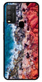 Sea Shore Metal Mobile Case for Vivo Y50   (Design No -18)