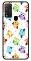 Owls Pattern Metal Mobile Case for Vivo Y50   (Design No -20)