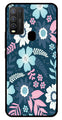 Flower Leaves Design Metal Mobile Case for Vivo Y50   (Design No -50)