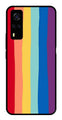 Rainbow MultiColor Metal Mobile Case for Vivo Y53s   (Design No -03)