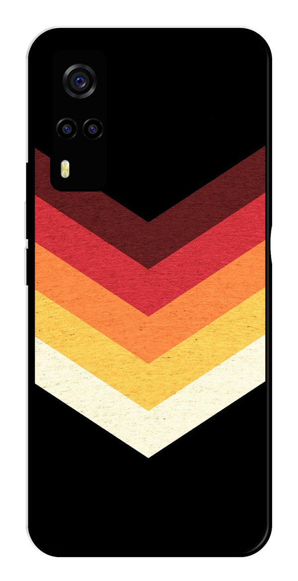 MultiColor Arrow Metal Mobile Case for Vivo Y53s   (Design No -04)