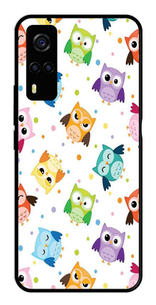 Owls Pattern Metal Mobile Case for Vivo Y53s