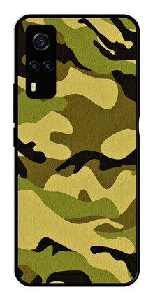 Army Pattern Metal Mobile Case for Vivo Y53s