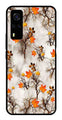 Autumn leaves Metal Mobile Case for Vivo Y53s   (Design No -55)
