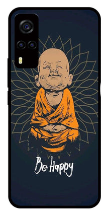 Be Happy Metal Mobile Case for Vivo Y55s