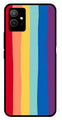 Rainbow MultiColor Metal Mobile Case for Vivo Y55   (Design No -03)