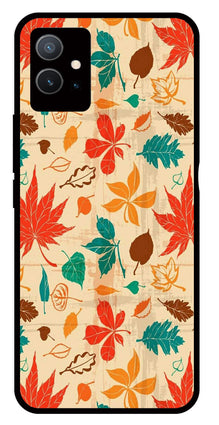 Leafs Design Metal Mobile Case for Vivo Y55