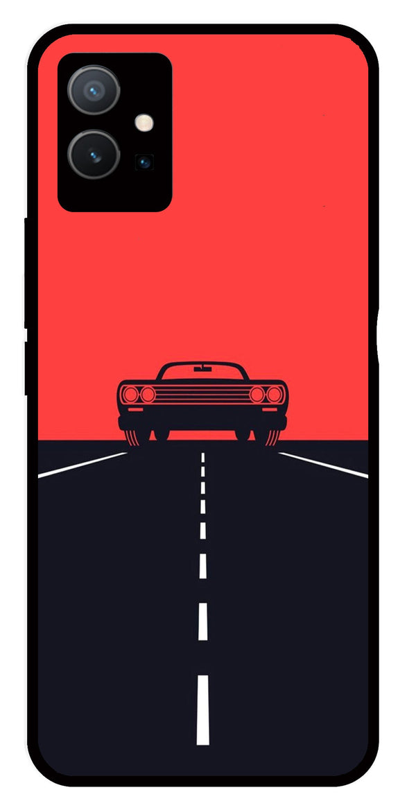 Car Lover Metal Mobile Case for Vivo Y33s 5G   (Design No -21)