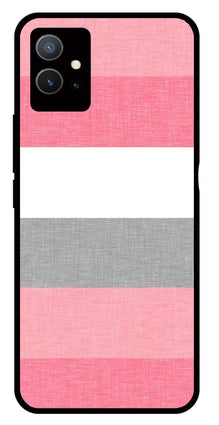 Pink Pattern Metal Mobile Case for Vivo Y55