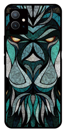Lion Pattern Metal Mobile Case for Vivo Y55