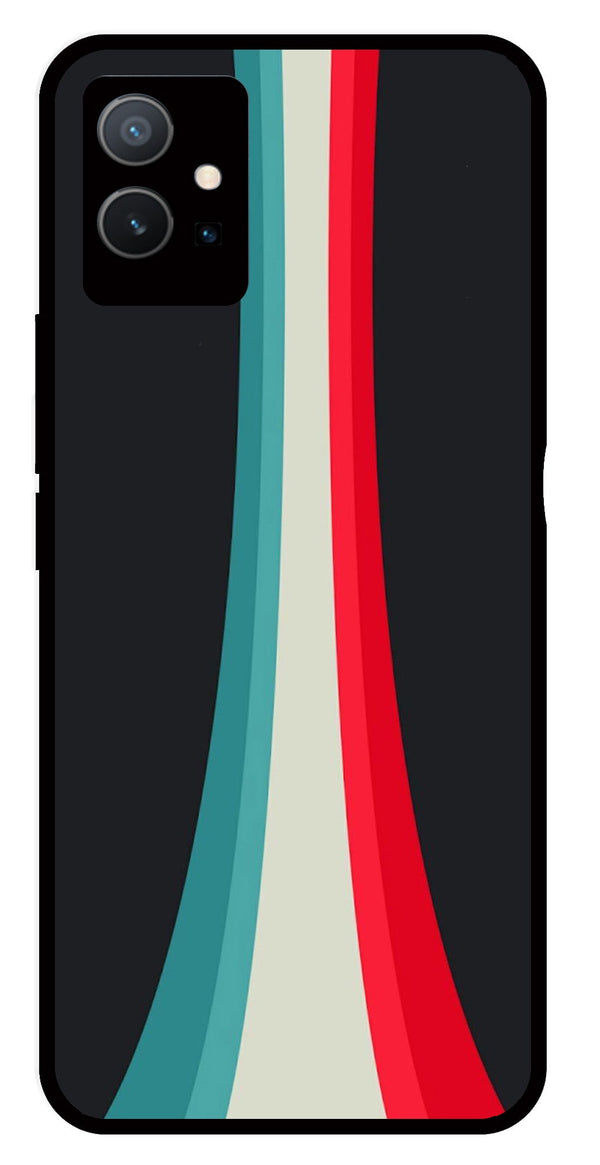 Modern Art Colorful Metal Mobile Case for Vivo Y55   (Design No -48)