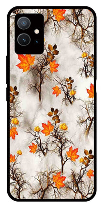 Autumn leaves Metal Mobile Case for Vivo Y33s 5G